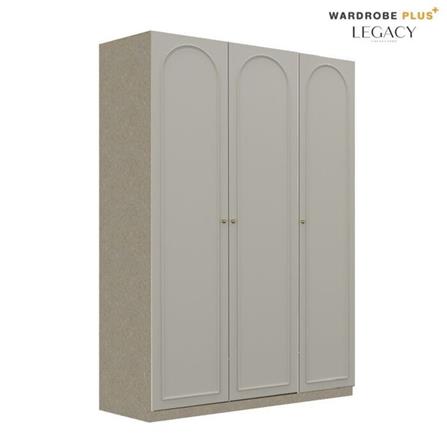 ตู้เสื้อผ้า 3 บานเปิด SB BUILT IN WARDROBE PLUS 59062813 150 ซม. สีครีม_1