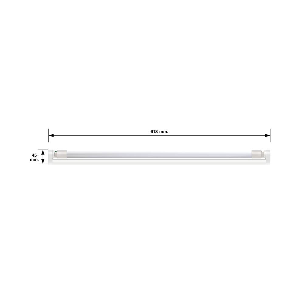 ชุดรางนีออน LED NAGAS T8 BRIGHT DE 10 วัตต์ DAYLIGHT