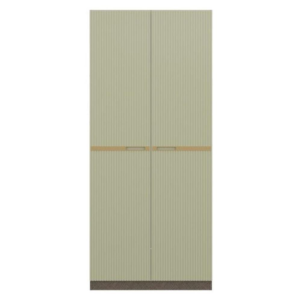 ตู้เสื้อผ้า 2 บานเปิด SB BUILT IN WARDROBE PLUS 59062864 100 ซม. สีเทา