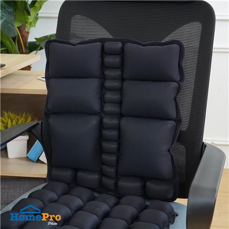 เบาะรองหลังเป่าลม HOME LIVING STYLE AIRTOFU-H 18x16 นิ้ว สีดำ_5