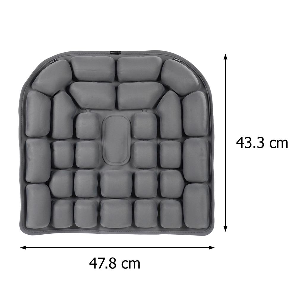 เบาะรองนั่งเป่าลม HOME LIVING STYLE AIRTOFU-H 18x17 นิ้ว สีเทา