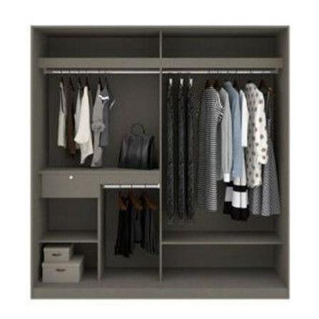 ตู้เสื้อผ้า KONCEPT BLOX 19222867 200 ซม. สีน้ำตาล_1