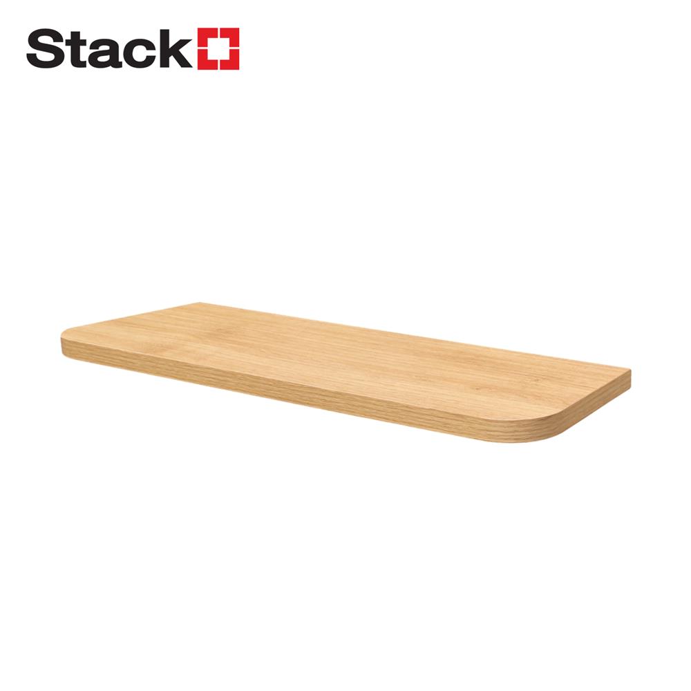 แผ่นชั้นไม้ซ่อนขา STACKO SORI 60x20x1.8 ซม. สีเนเชอรัลโอ๊ค