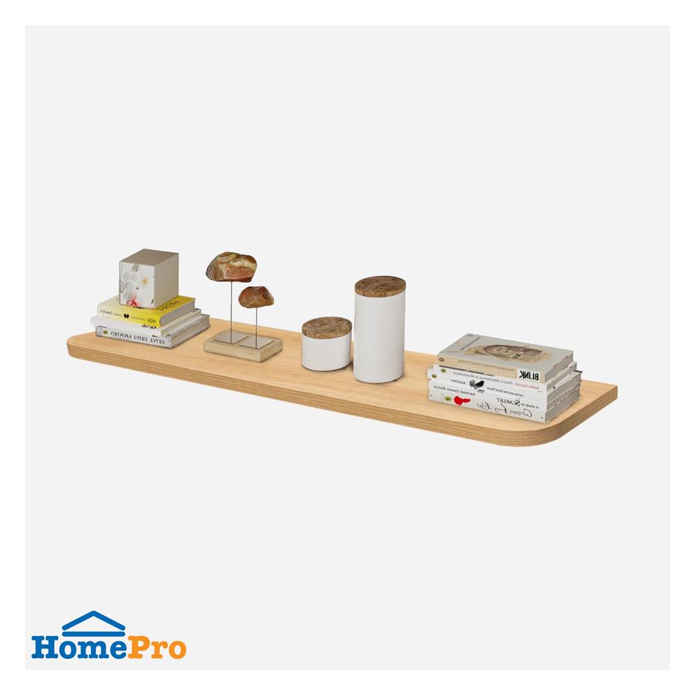 แผ่นชั้นไม้ซ่อนขา STACKO SORI 120x20x1.8 ซม. สีเนเชอรัลโอ๊ค