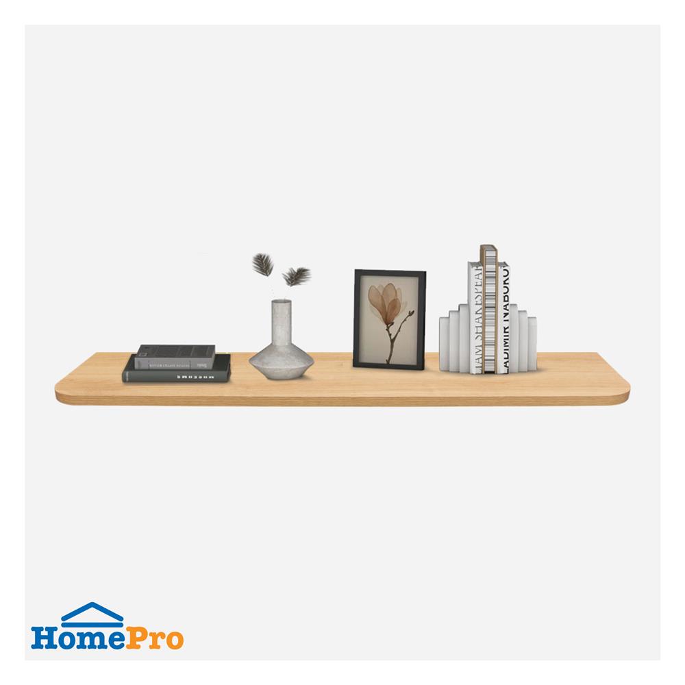 แผ่นชั้นไม้ซ่อนขา STACKO SORI 120x20x1.8 ซม. สีเนเชอรัลโอ๊ค