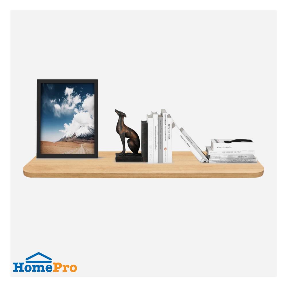 แผ่นชั้นไม้ซ่อนขา STACKO SORI 80x20x1.8 ซม. สีเนเชอรัลโอ๊ค