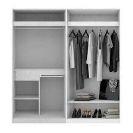 ตู้เสื้อผ้า KONCEPT BLOX 19222868 200 ซม. สีขาว_1