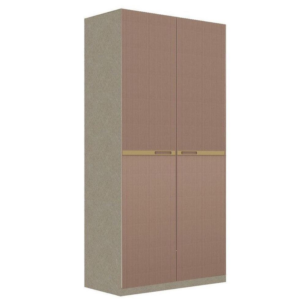 ตู้เสื้อผ้า 2 บานเปิด SB BUILT IN WARDROBE PLUS 59062807 100 ซม. สีวอลนัท