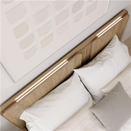 เตียง 3.5 ฟุต SB FURNITURE FURNITURE SKIFT 19241052 สีโอ๊ค_2