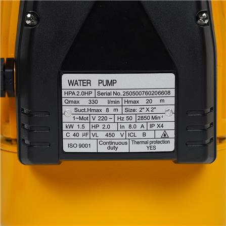 ปั๊มหอยโข่ง DEXZON HPA 2 แรงม้า_4