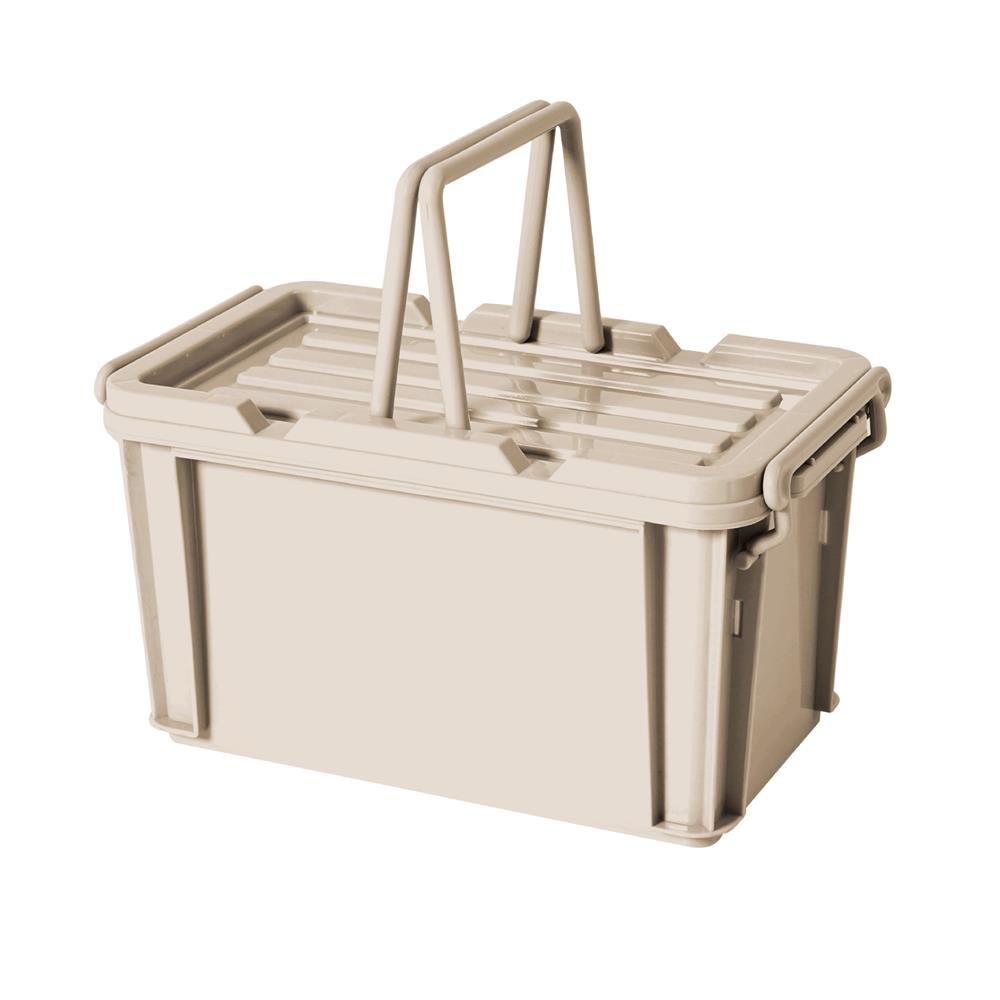 กล่องหูหิ้ว STACKO CARGO 7 ลิตร 19.5x33.7x18.5 ซม. สีเบจ