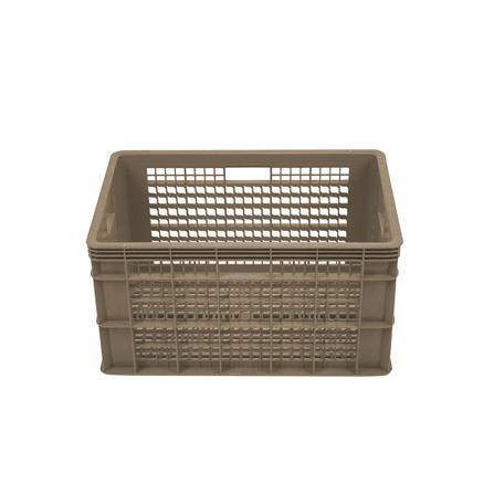 ลังพลาสติกโปร่ง STACKO AG112 HAKO 38.5x58x31 ซม. สีเบจ_1