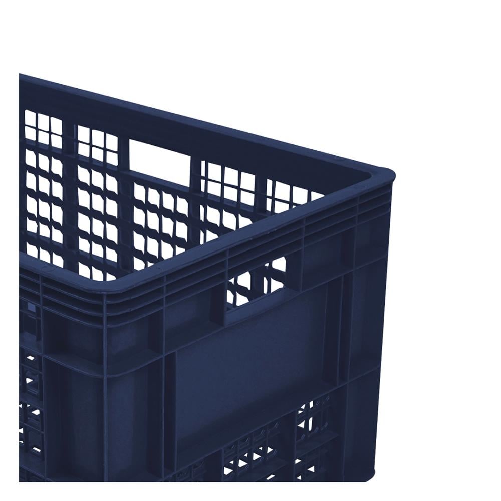 ลังพลาสติกโปร่ง STACKO AG112 HAKO 38.5x58x31 ซม. สีกรม