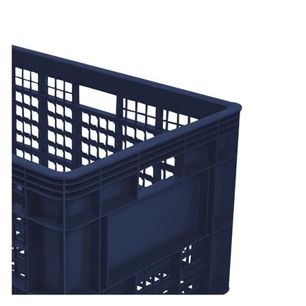 ลังพลาสติกโปร่ง STACKO AG112 HAKO 38.5x58x31 ซม. สีกรม_2