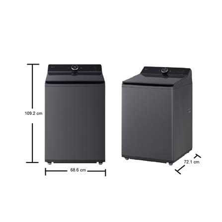 เครื่องซักผ้าฝาบน LG TX2724ST5J 24 กก. 900 RPM อินเวอร์เตอร์ สีดำ_5