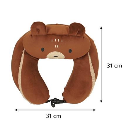 หมอนรองคอ SNAZZ LITTLE-B 12X11.5 นิ้ว สีน้ำตาล_6