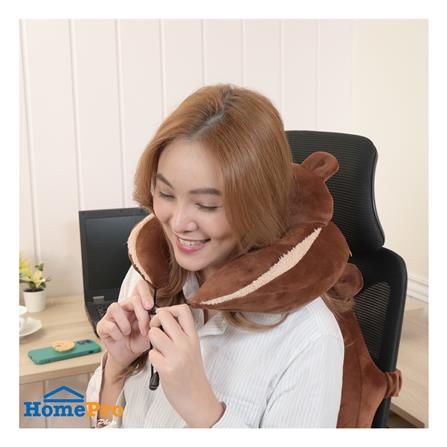 หมอนรองคอ SNAZZ LITTLE-B 12X11.5 นิ้ว สีน้ำตาล_5