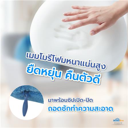 เบาะรองหลัง SNAZZ LITTLE-P 16.5X13 นิ้ว สีฟ้า_5