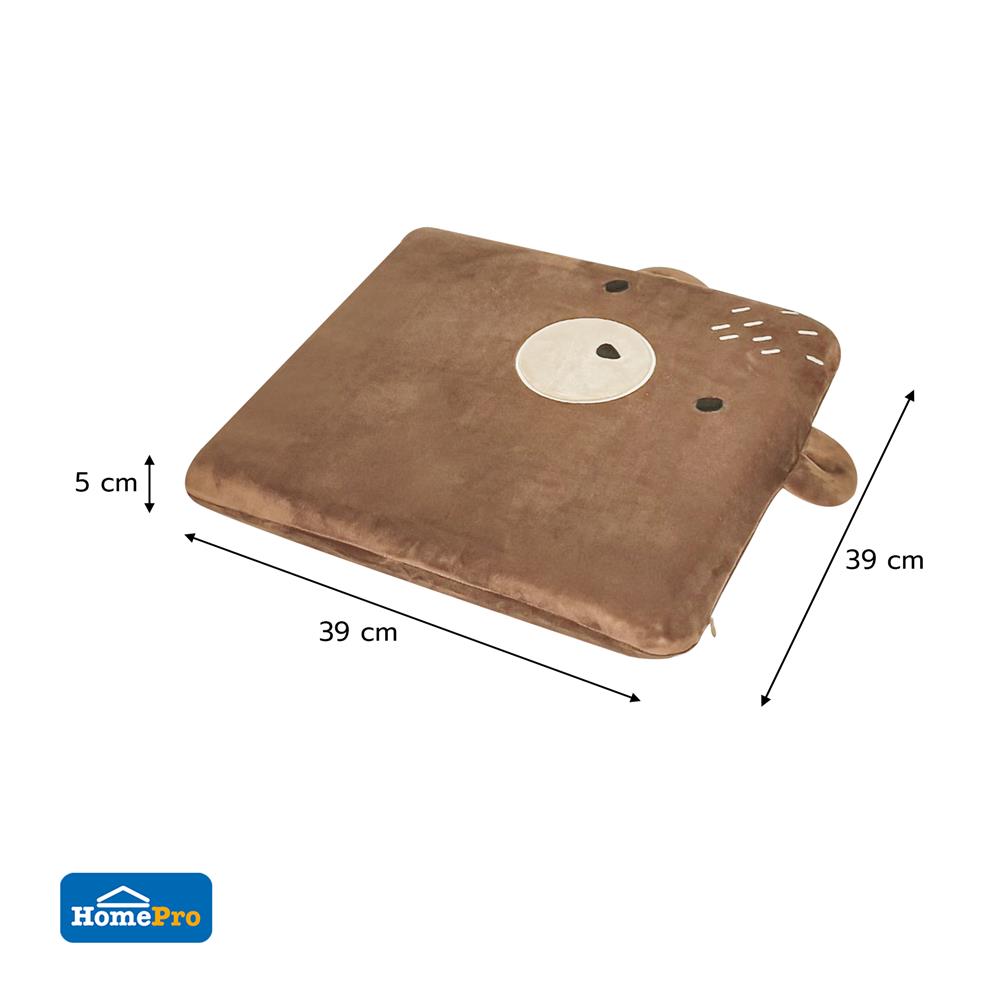 เบาะรองนั่ง SNAZZ LITTLE-B 15X15 นิ้ว สีน้ำตาล
