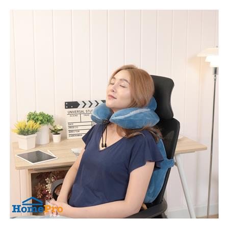 หมอนรองคอ SNAZZ LITTLE-P 11.5X9 นิ้ว สีฟ้า_4