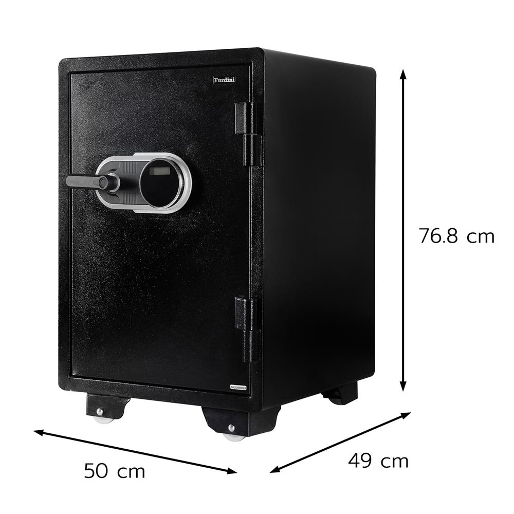 ตู้นิรภัย FINGERPRINT FURDINI FP4605E 50 ซม. สีดำ