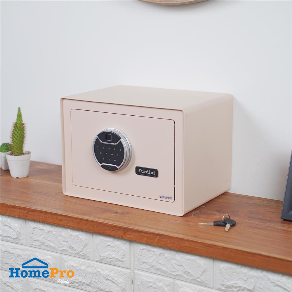 ตู้นิรภัย FINGERPRINT FURDINI F3401S สีชมพู