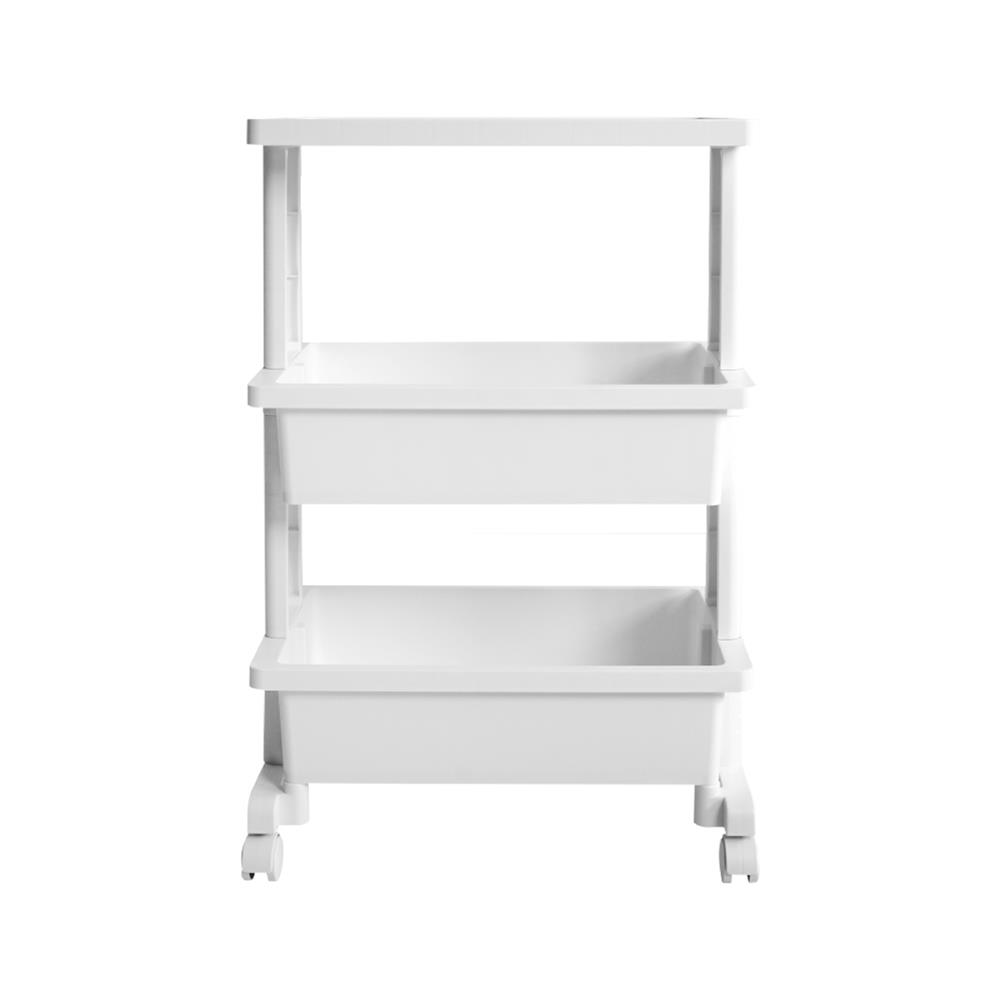 ชั้นวางของ 3 ชั้น STACKO HANA SIZE M 45x35x71.5 ซม. สีขาว