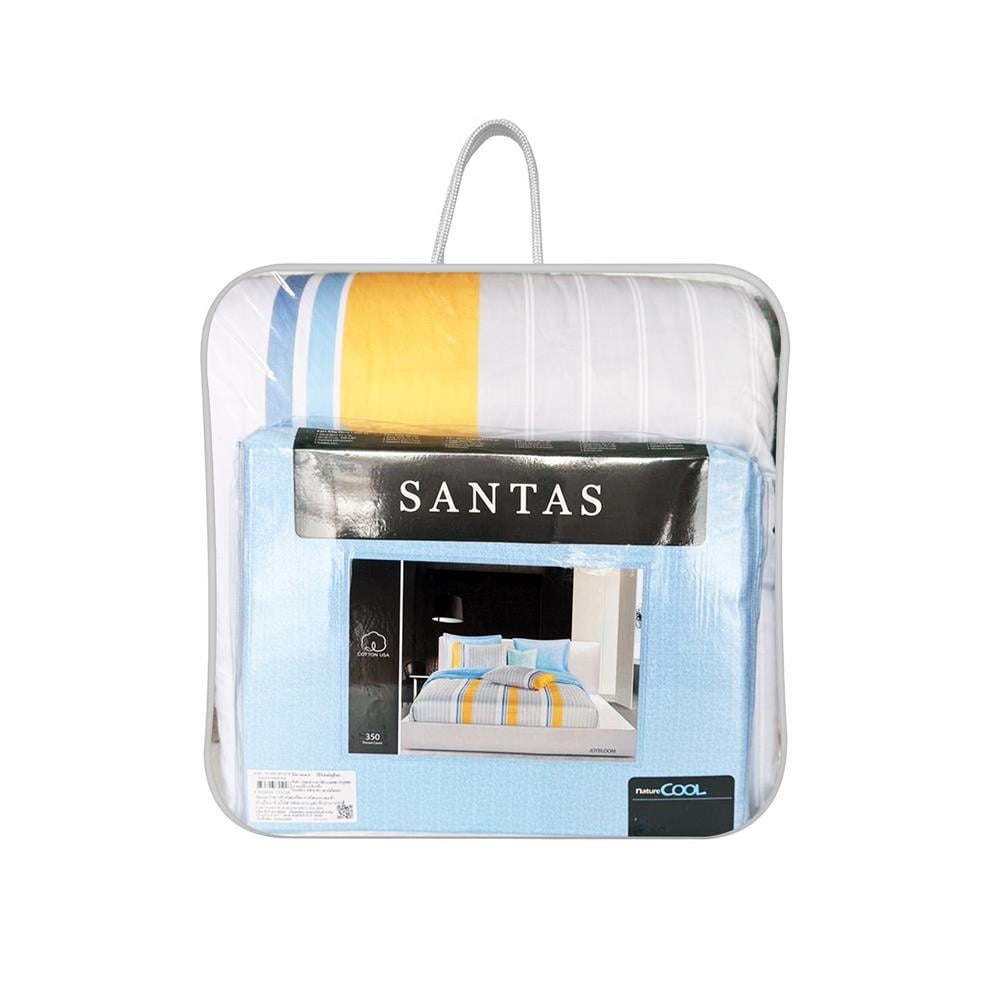ชุดผ้าปูที่นอน 5 ฟุต (ชุด 7 ชิ้น) SANTAS COTTON USA JOYBLOOM GR