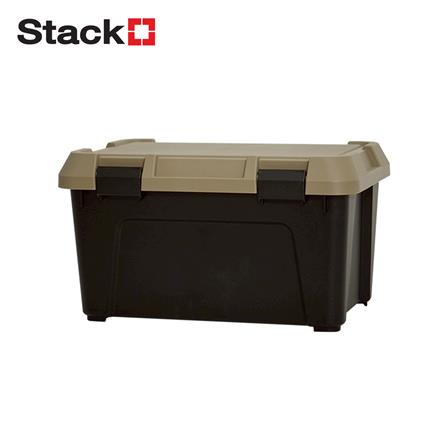 กล่องจัดเก็บท้ายรถ 38 ลิตร STACKO CARGO สีดำ/น้ำตาล_0