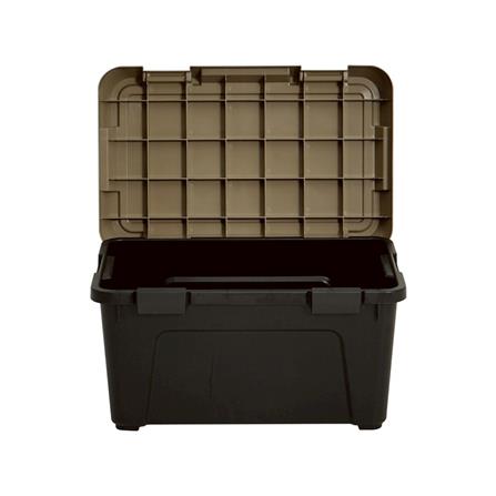 กล่องจัดเก็บท้ายรถ 38 ลิตร STACKO CARGO สีดำ/น้ำตาล_1