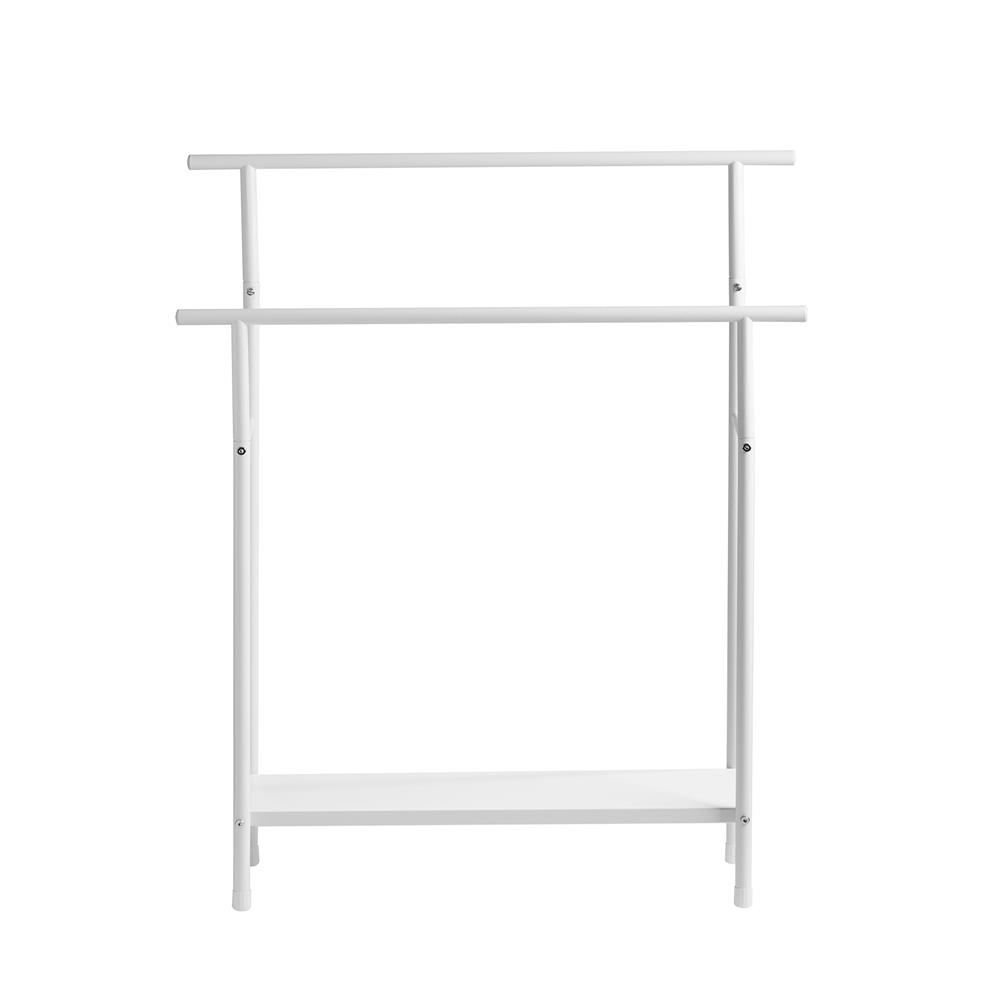 ราวพาดผ้า 2 เส้น PLIM RIGA 72.5x19.6x88.3 ซม. สีขาว