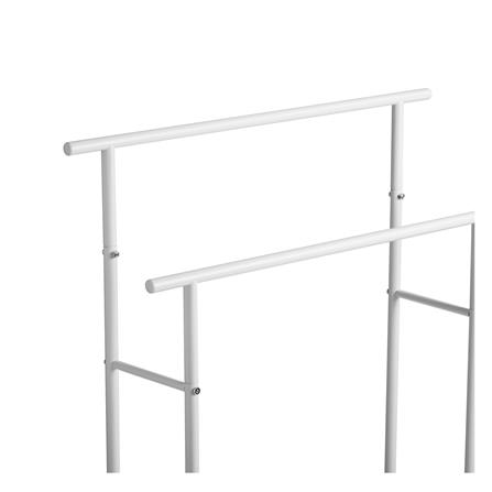 ราวพาดผ้า 2 เส้น PLIM RIGA 72.5x19.6x88.3 ซม. สีขาว_2