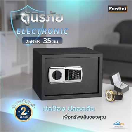ตู้นิรภัย ELECTRONIC FURDINI 25NEK 35 ซม. สีดำ_6