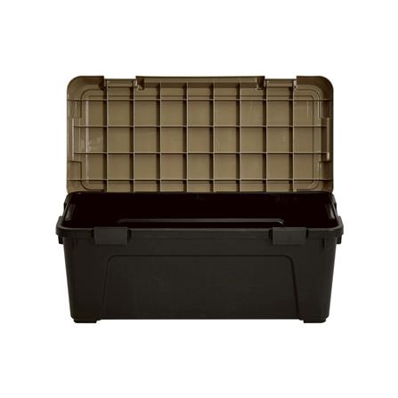 กล่องจัดเก็บท้ายรถ 54 ลิตร STACKO CARGO สีดำ/น้ำตาล_1