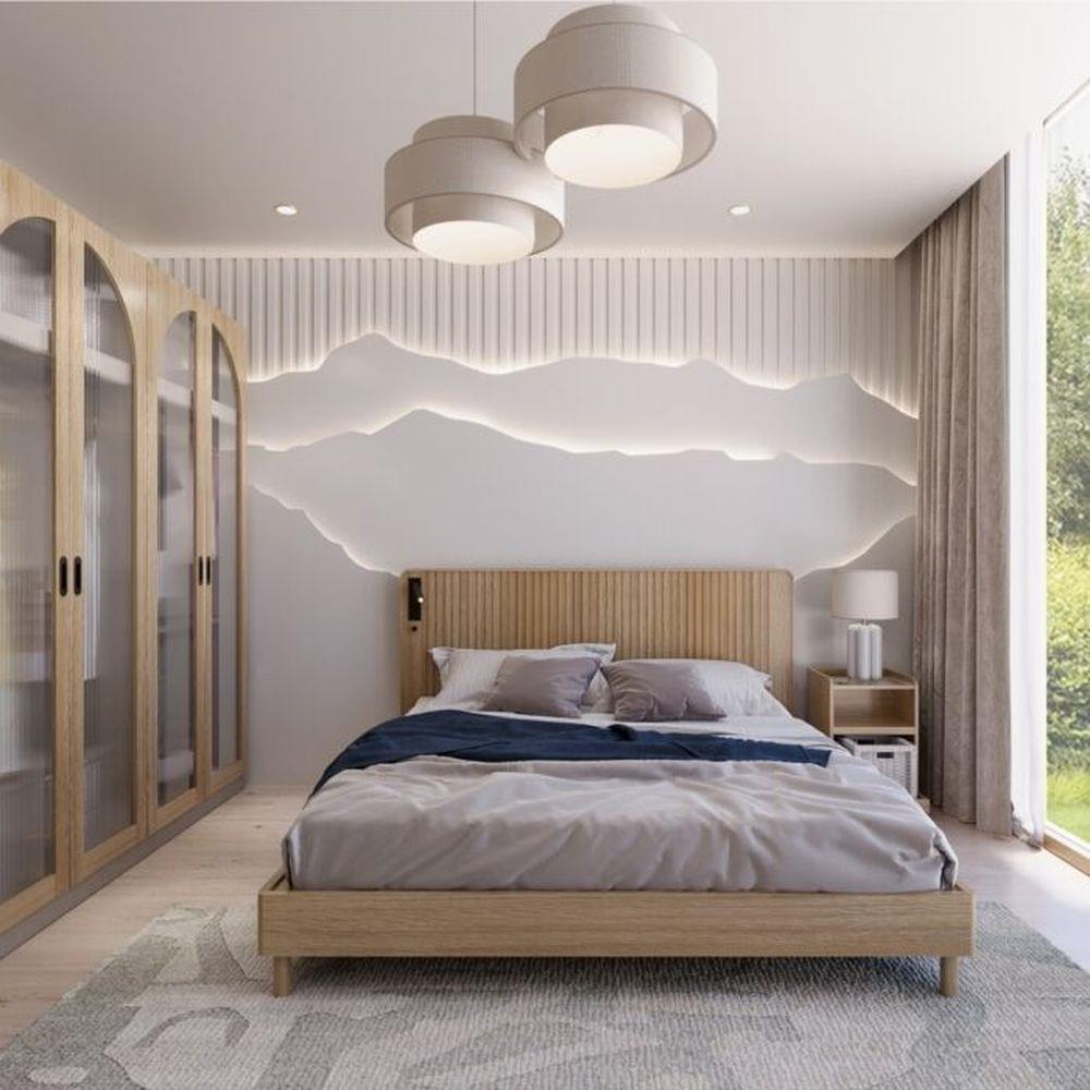 เตียง 5 ฟุต SB FURNITURE VALLEY 19237962 สีโอ๊ค