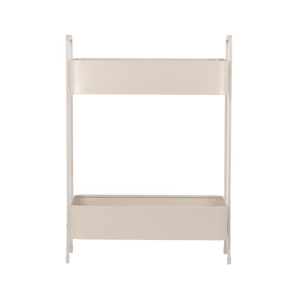 ชั้นวางของอะลูมิเนียม 2 ชั้น KECH LEGACY สีเบจ