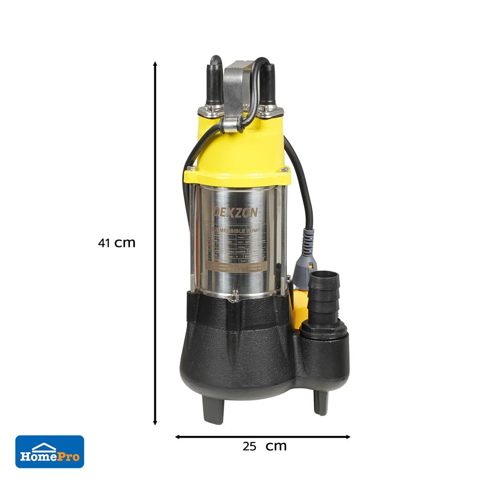 ปั๊มจุ่มน้ำเสีย DEXZON HPF 180 วัตต์