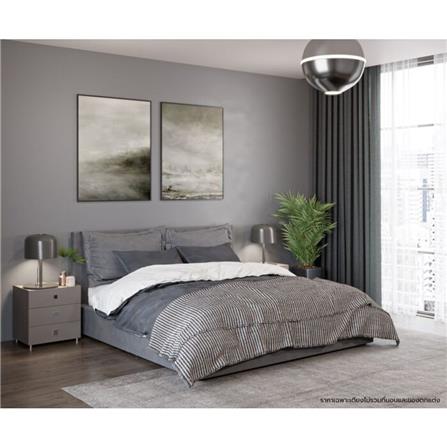 เตียง 5 ฟุต SB FURNITURE SNOOZE 19240956 สีเทา_1