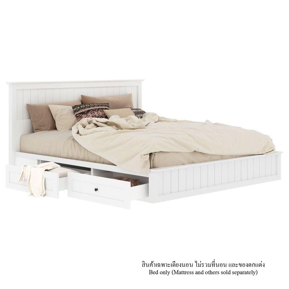 เตียง 6 ฟุต KONCEPT MONETA 19235303 สีขาว