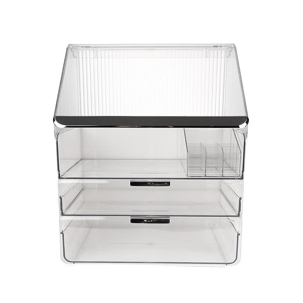 กล่องลิ้นชักจัดเก็บเครื่องสำอาง STACKO BREIS 30x20.5x37.5 สีใส