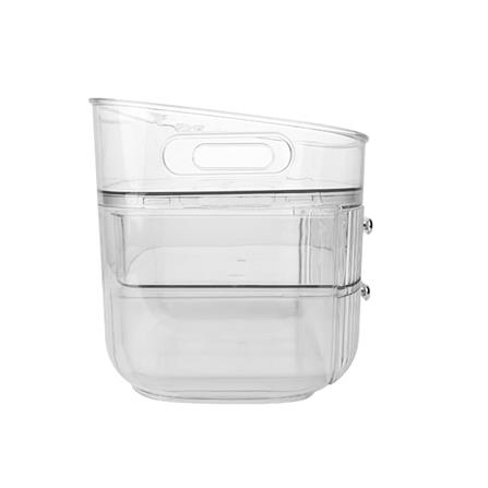 กล่องลิ้นชักจัดเก็บเครื่องสำอาง STACKO BREIS 28x19x18.5 ซม. สีใส_3