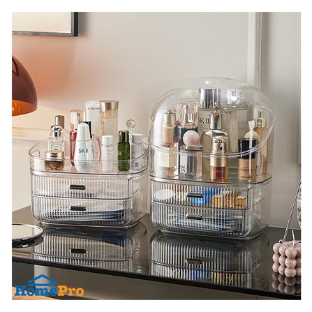 กล่องลิ้นชักจัดเก็บเครื่องสำอาง STACKO BREIS 28x19x18.5 ซม. สีใส_5