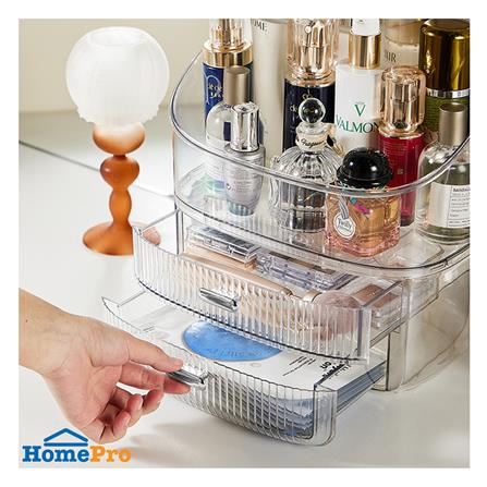 กล่องลิ้นชักจัดเก็บเครื่องสำอาง STACKO BREIS 28x19x18.5 ซม. สีใส_6