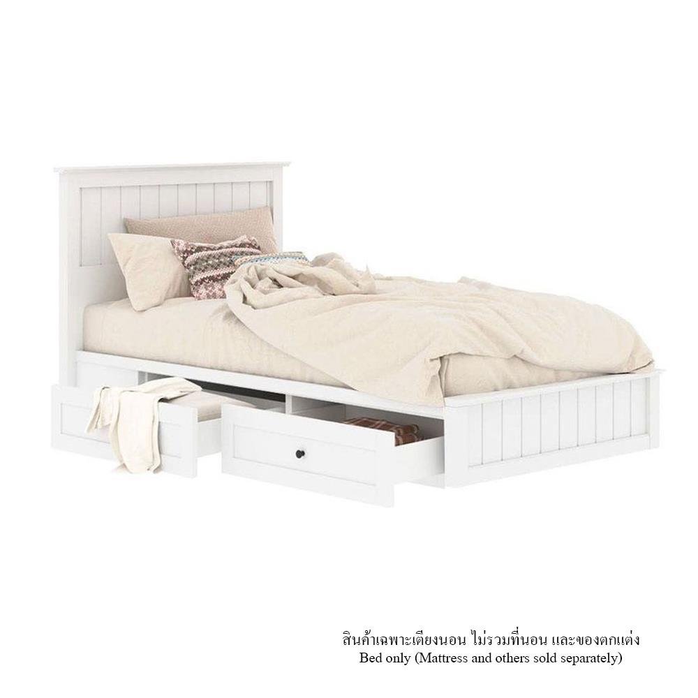 เตียง 3.5 ฟุต KONCEPT MONETA 19235305 สีขาว