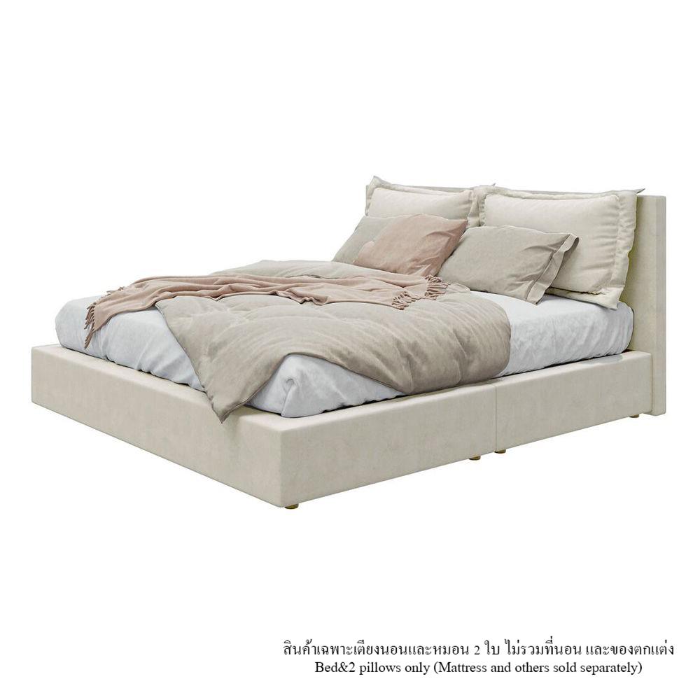 เตียง 5 ฟุต SB FURNITURE SNOOZE 19241812 สีครีม