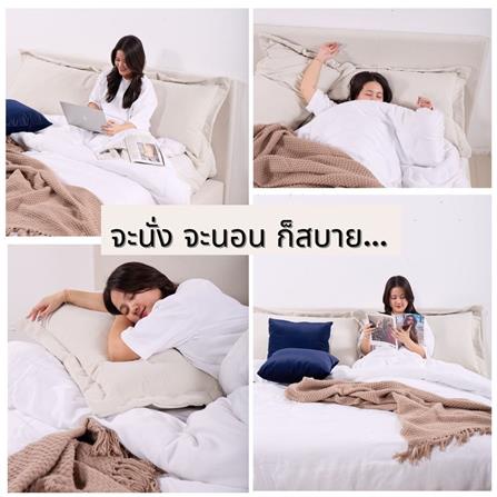 เตียง 5 ฟุต SB FURNITURE SNOOZE 19241812 สีครีม_2