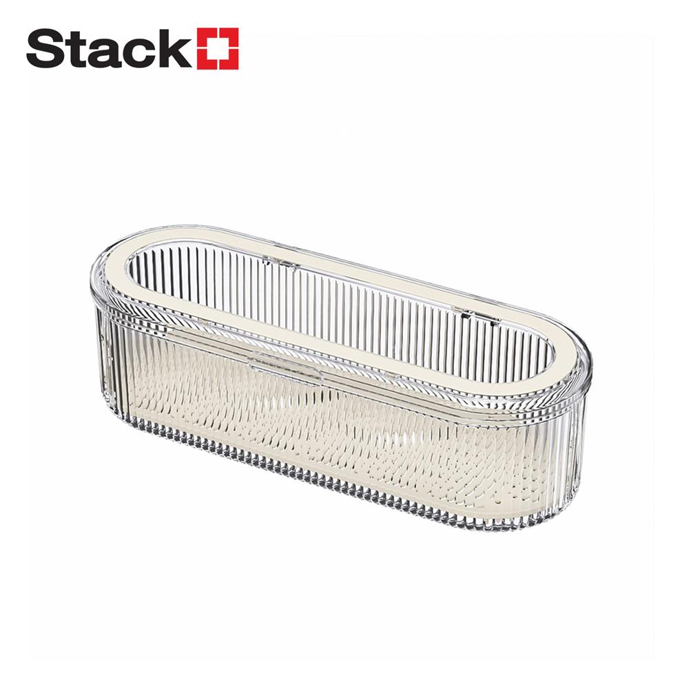 กล่องจัดเก็บเครื่องสำอาง STACKO BREIS 27.2x11x8.2 สีใส