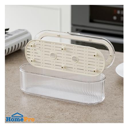 กล่องจัดเก็บเครื่องสำอาง STACKO BREIS 27.2x11x8.2 สีใส_5