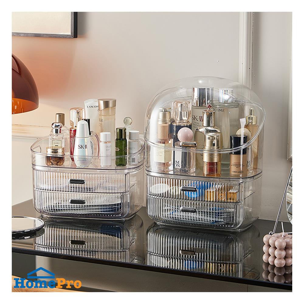 กล่องลิ้นชักจัดเก็บเครื่องสำอาง STACKO BREIS 28.5x20.5x35 ซม. สีใส