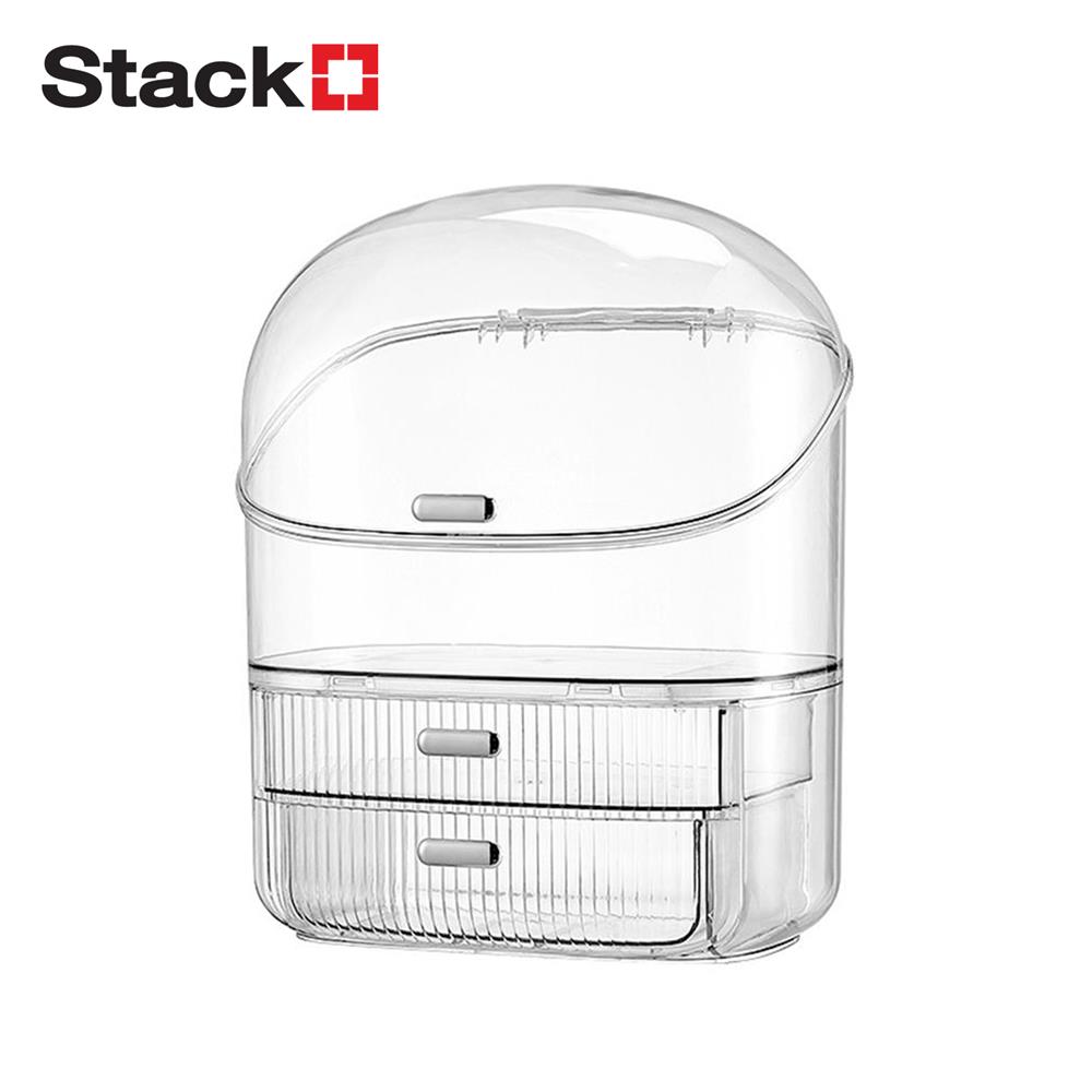 กล่องลิ้นชักจัดเก็บเครื่องสำอาง STACKO BREIS 28.5x20.5x35 ซม. สีใส